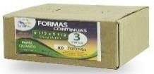 9 5 , 2 PARTES POR CAJA 1/2 X 1/2 FORM. CONT QUÍMICO 800 FORMAS