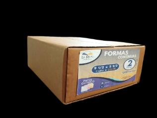 POR CAJA 2 PARTES Blanco | Amarillo FORM.CONT QUÍMICO QUÍMICO COLOR COLOR 9 400 FORMAS 1/2  X