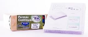 POR BULTO (4 Paquetes de 75 Formas) FORMA CONT M/P 9 1/2        X 600 FORMAS 5 , 3 PARTES 1/2